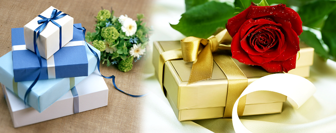 Online gifts and curated gift baskets