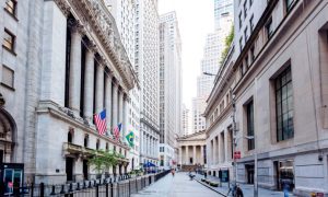 Wall Street and New York Stock Exchange