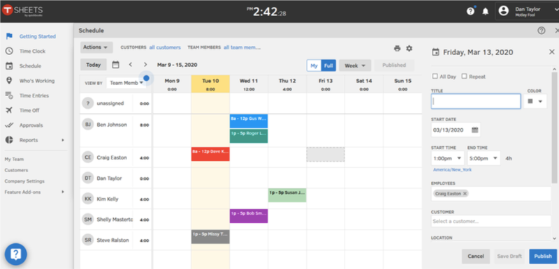 employee scheduling software programs